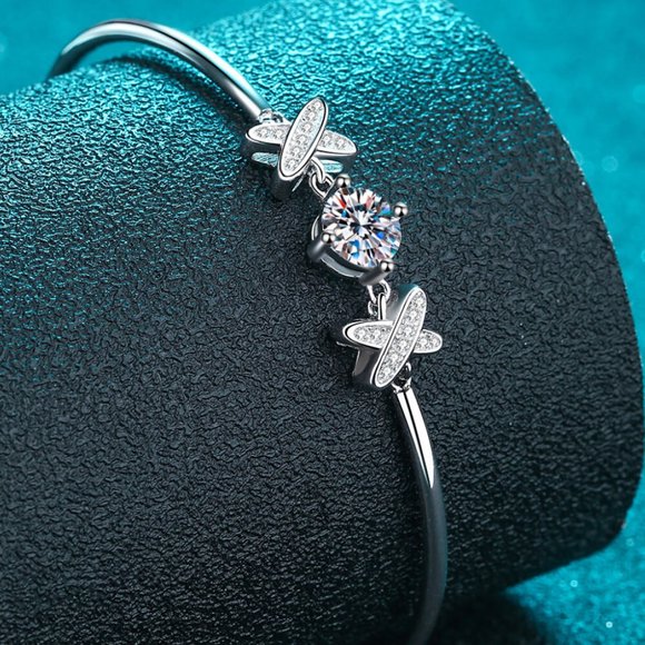 Happy State of Mind 1 Carat Moissanite Bracelet For Women - Picture 4 of 6